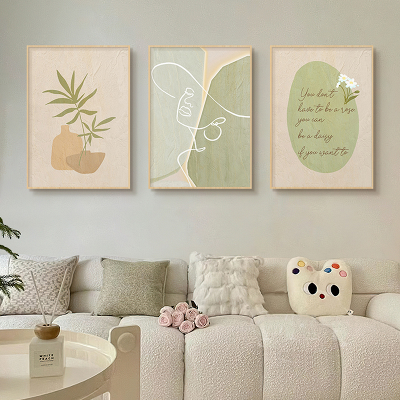 Wooden Cream Style Abstract Li - Korean Arts And Lifestyle recension och pris