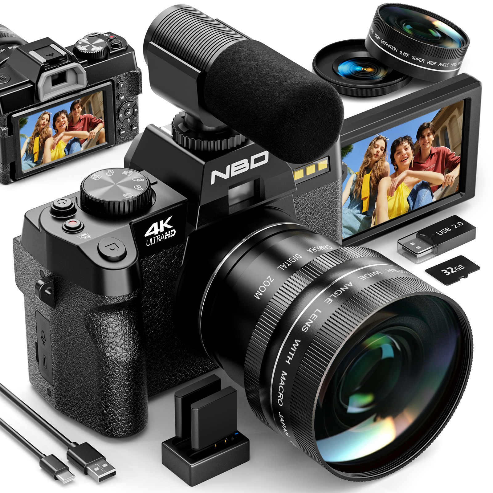 NBD S100F 48MP 4K Digital Came - Korean Girl Lifestyle recension och pris