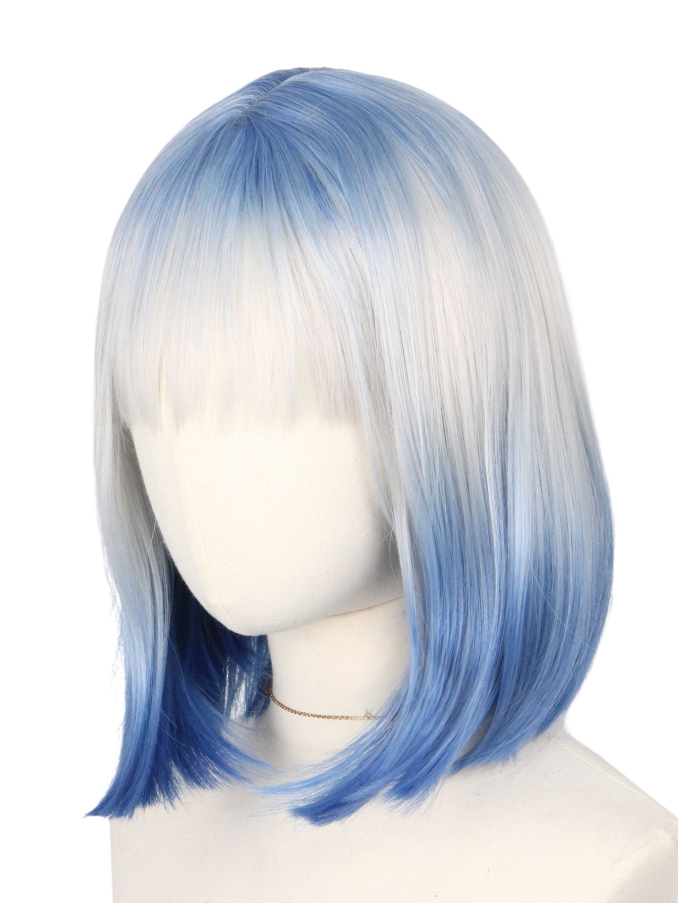 Blue and White Gradient Short  - Korean Women Lifestyle recension och pris