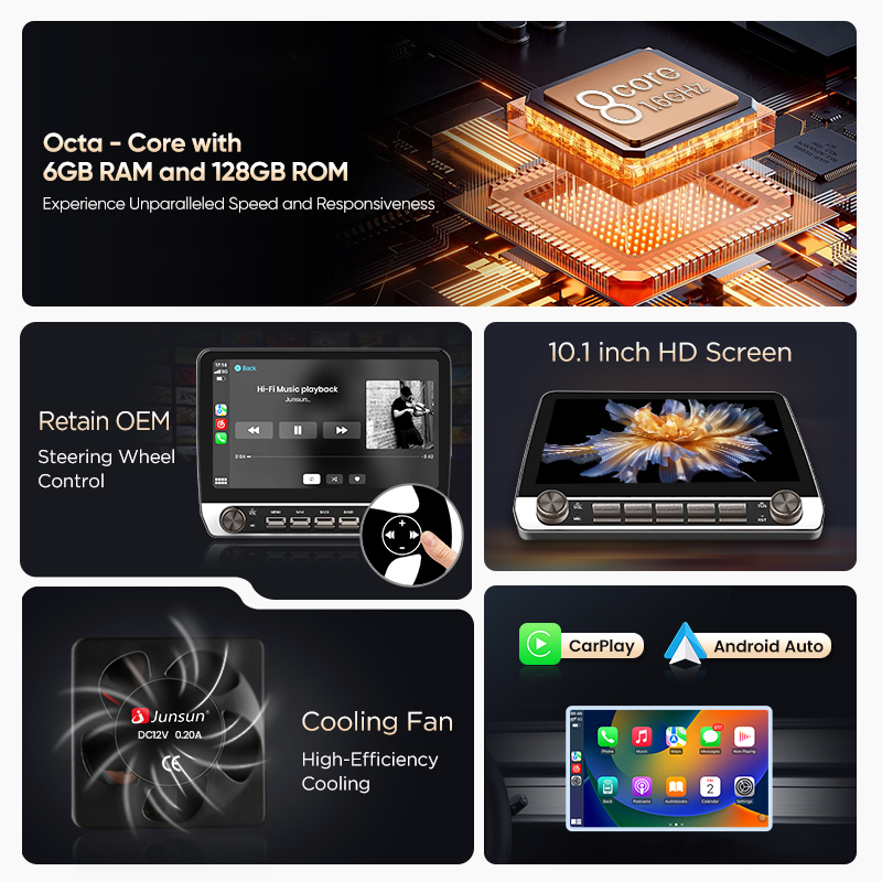 Junsun AI Voice Car Stereo Rad - Korean Lifestyle Video recension och pris