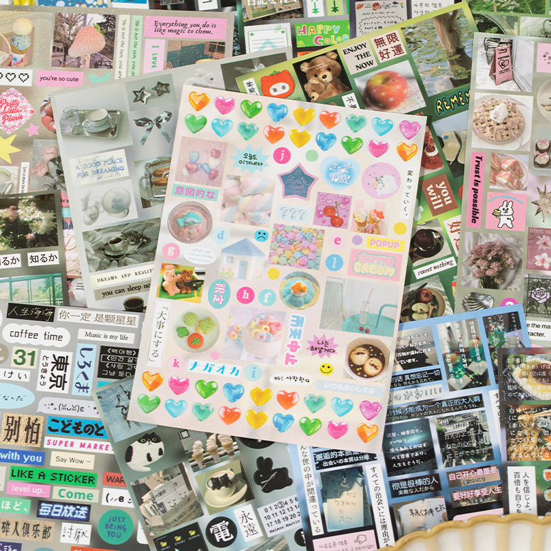 30Sheets Sticker Book Mist Rai - Korean Arts And Lifestyle recension och pris