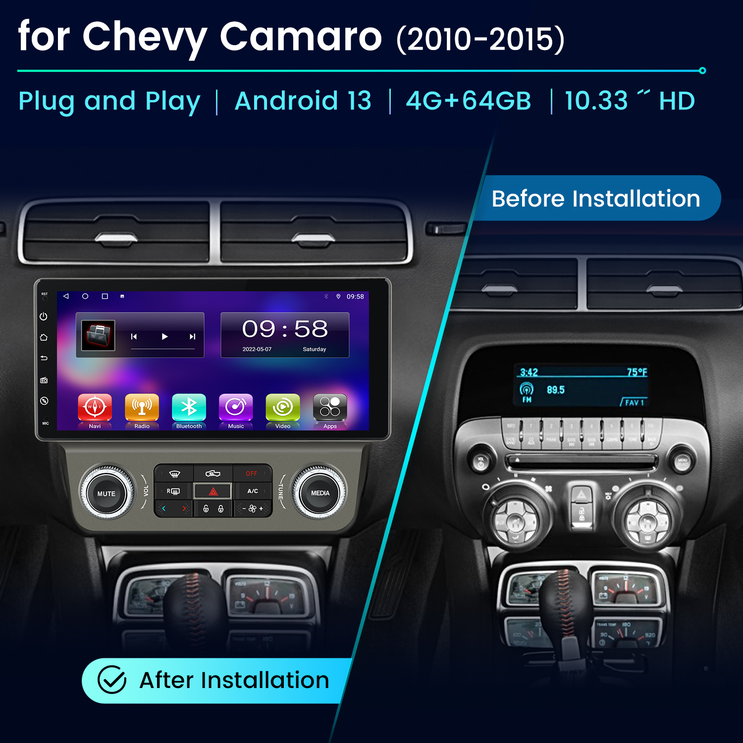 Junsun AI Voice Car Stereo Rad - Korean Lifestyle Video recension och pris