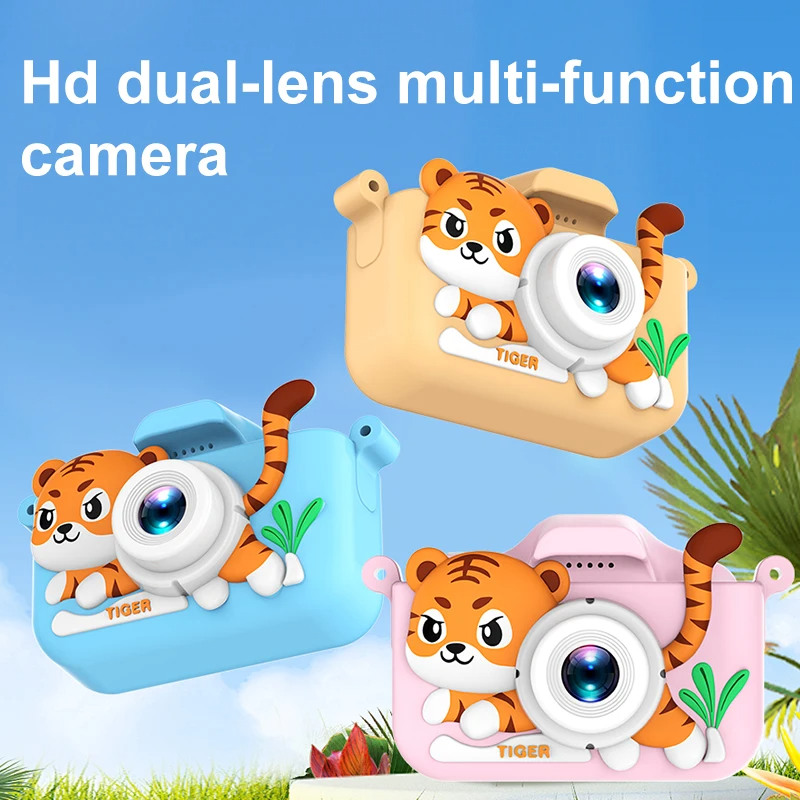 Kids Mini Camera Cartoon Tiger - Korean Girl Lifestyle recension och pris