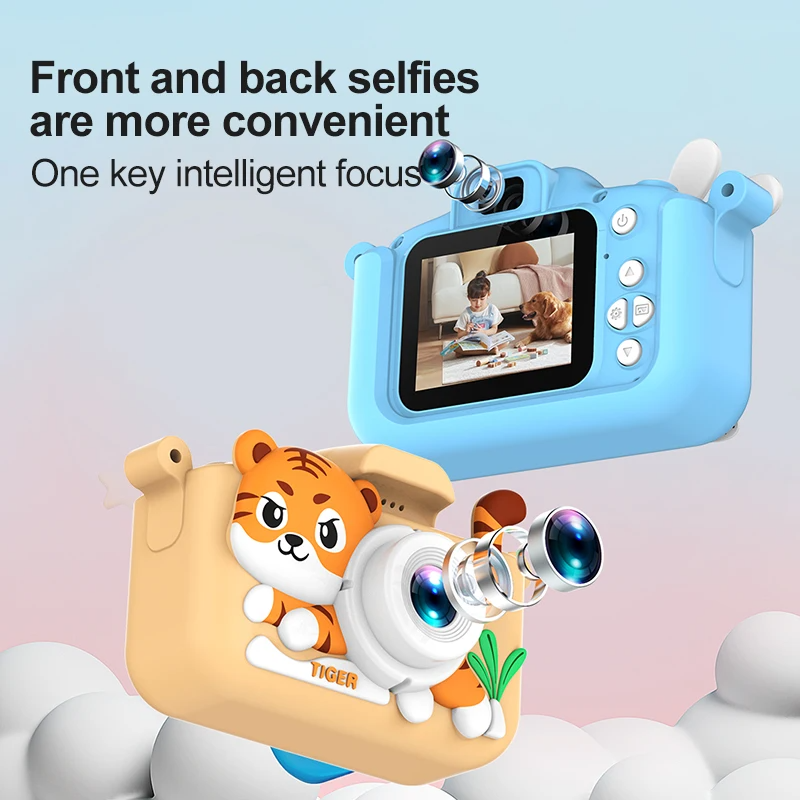 Kids Mini Camera Cartoon Tiger - Korean Girl Lifestyle recension och pris