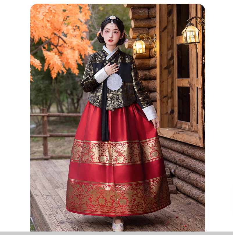 Ethnic style retro Hanbok temp - Korean Women Lifestyle recension och pris