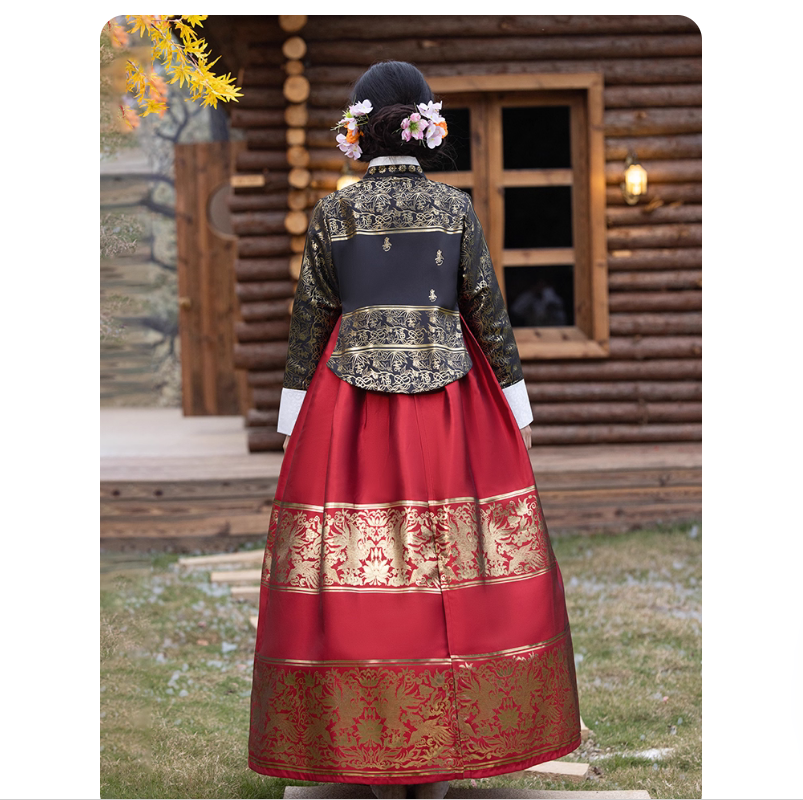 Ethnic style retro Hanbok temp - Korean Women Lifestyle recension och pris