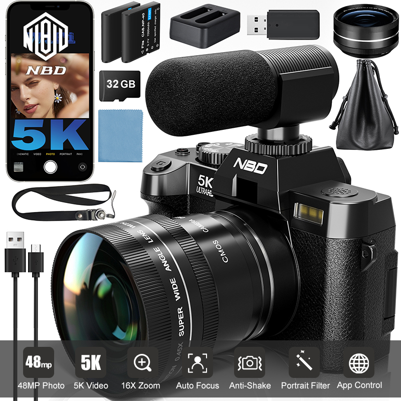 NBD 5K&48MP Digital Cameras Ph - Korean Lifestyle Vlogs recension och pris