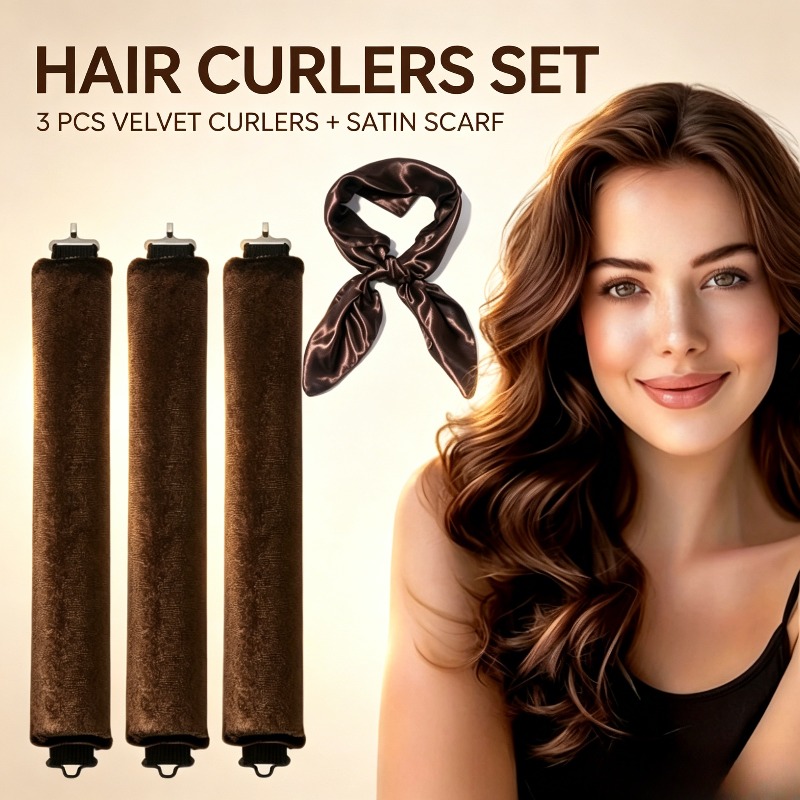 Thickened Heatless Curlers 3 P - Sleeping Pack Overnight recension och pris