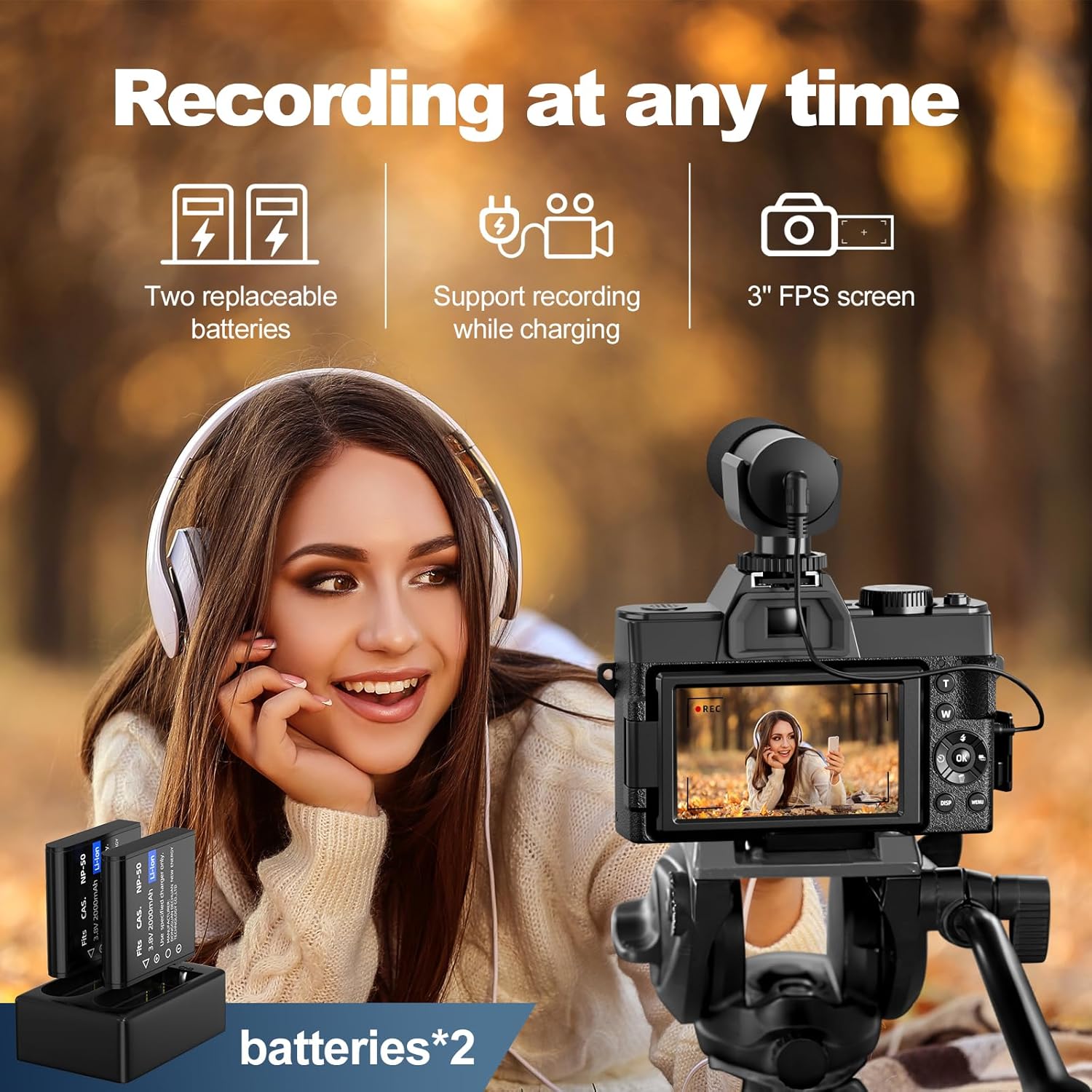 NBD 48MP 4K Digital Camera S10 - Korean Girl Lifestyle recension och pris