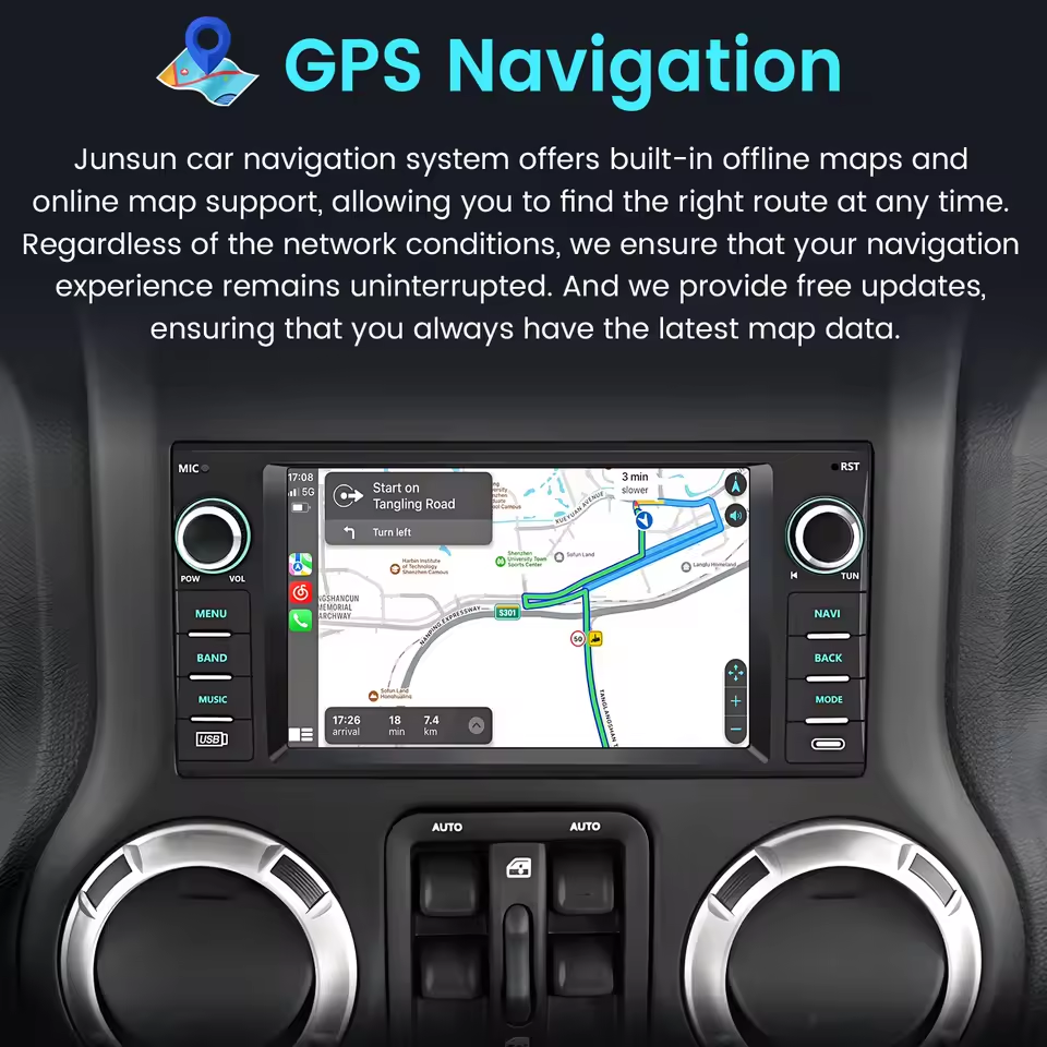 Junsun AI Voice Car Stereo Rad - Korean Lifestyle Video recension och pris