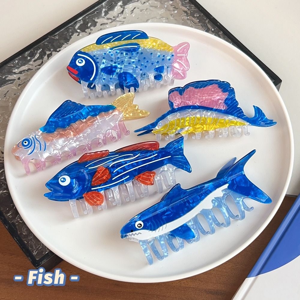Sweet Hairpin Ocean Animal Hai - Korean Girl Lifestyle recension och pris