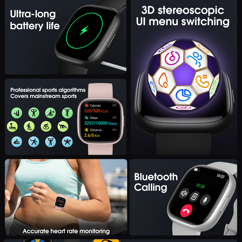 Outdoor Multi-function Smartwa - Korean Women Lifestyle recension och pris