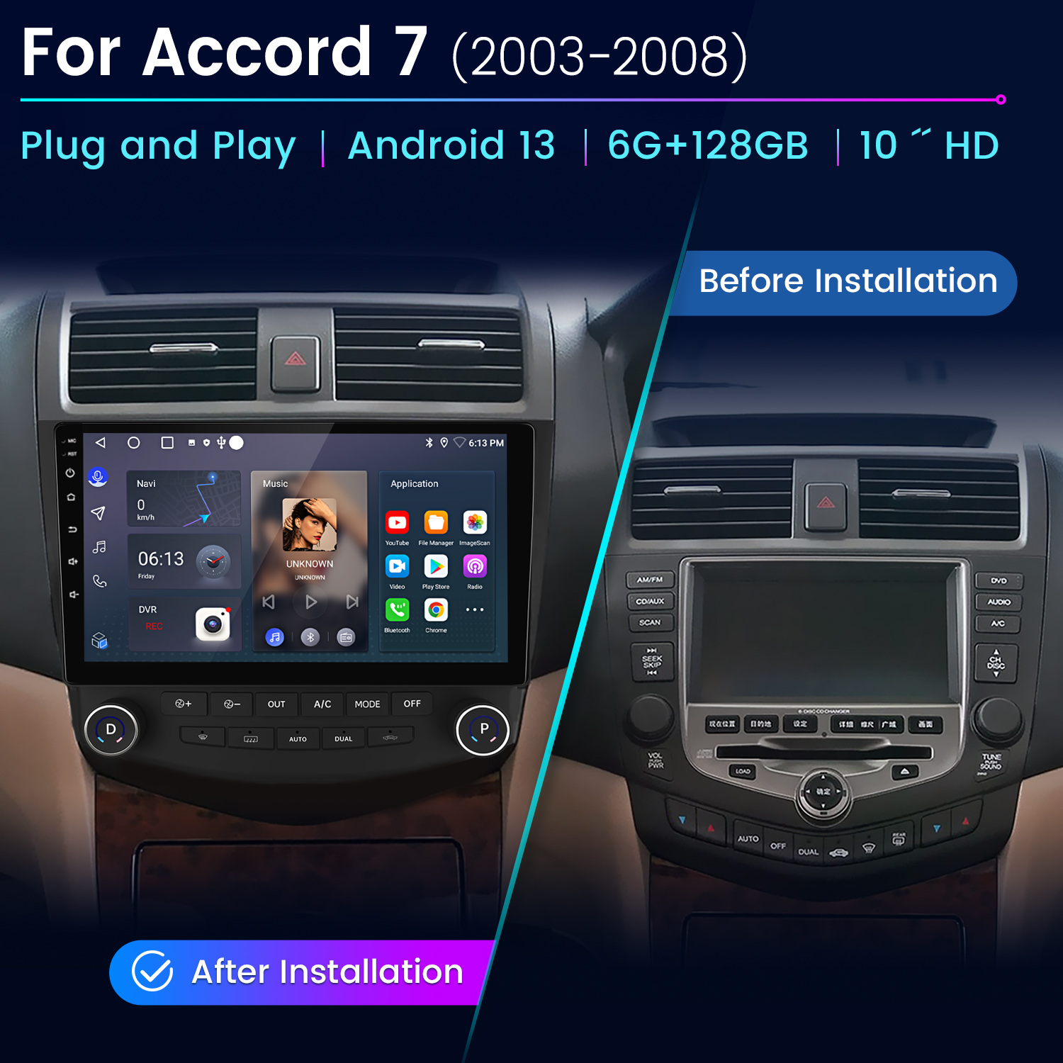 Junsun AI Voice Car Stereo Rad - Korean Lifestyle Video recension och pris