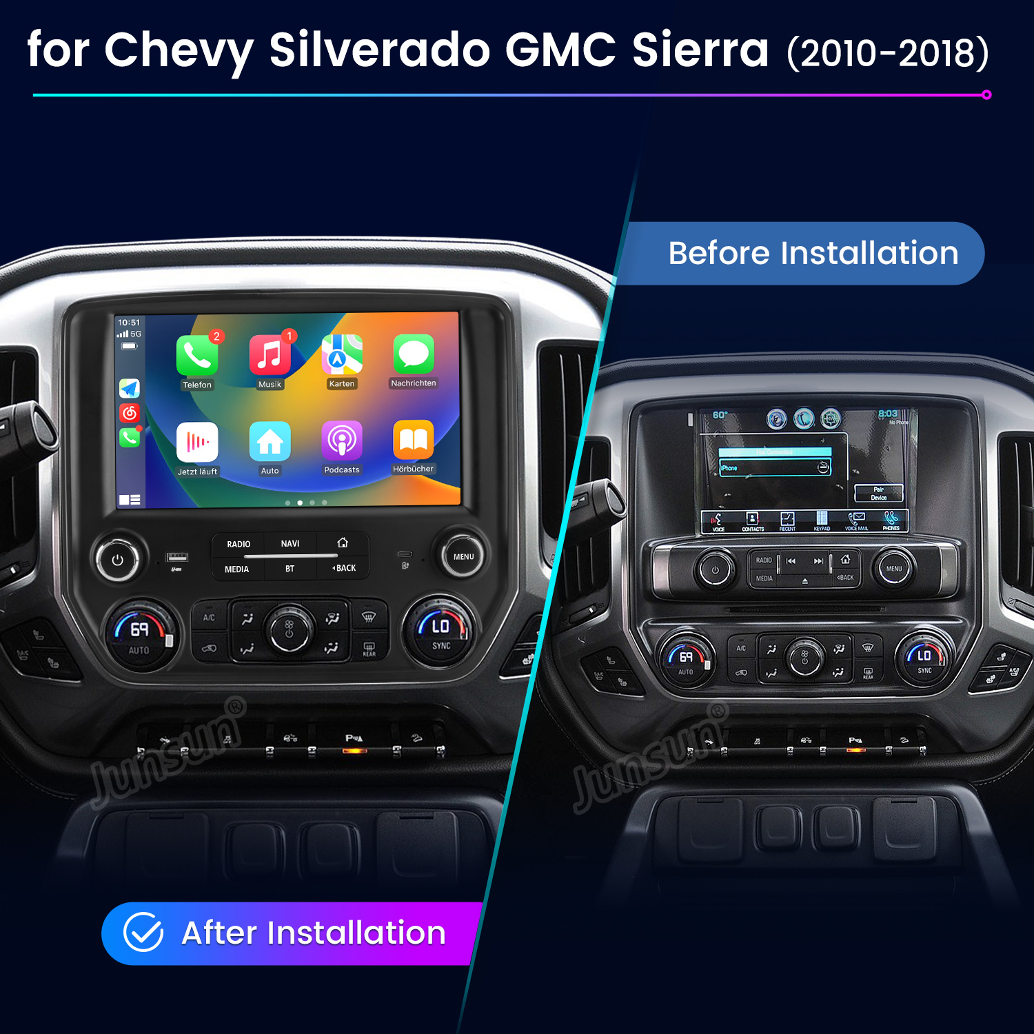 Junsun AI Voice Car Stereo Rad - Korean Lifestyle Video recension och pris